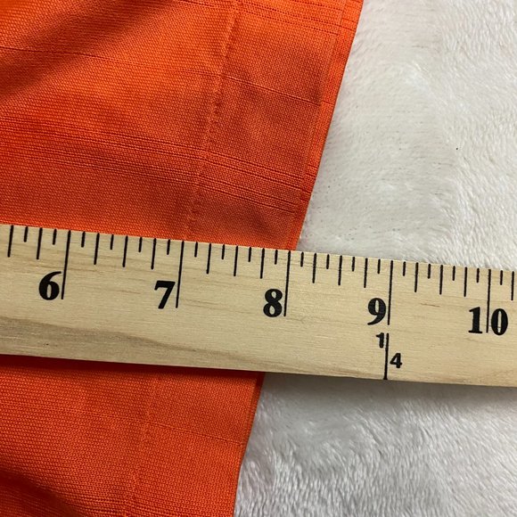 Nike FIT DRY-Tiger Woods Collection Golf Polo Large Orange Button Up Shirt L - Picture 10 of 10